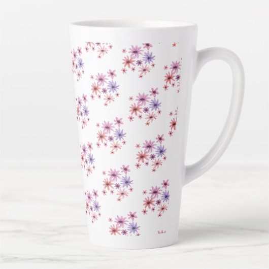 Whimsical Flowers Milchtasse (Rechts)