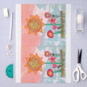 Whimsical Flowers Seidenpapier (Handwerk)