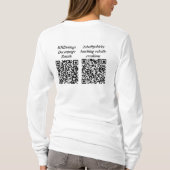 Whimsical Fluffy Sassy Cat "Ich muss nicht" T-Shirt (Rückseite)