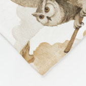 Whimsical Flying Animals Fleecedecke (Ecke)