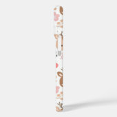 Whimsical Folk Art Igel für Kinderzimmer Case-Mate iPhone Hülle (Rückseite / Links)