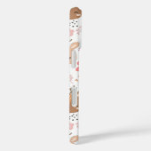 Whimsical Folk Art Igel für Kinderzimmer Case-Mate iPhone Hülle (Rückseite / Rechts)