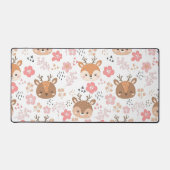 Whimsical Folk Art Igel für Kinderzimmer Schreibtischunterlage (Vorderseite)