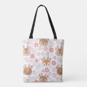 Whimsical Folk Art Igel für Kinderzimmer Tasche (Rückseite)