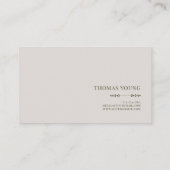 Whimsical Folk Art Wildblume & Birds Visitenkarte (Rückseite)