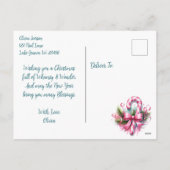 Whimsical Folk Village Personalisierte Weihnachten (Rückseite)