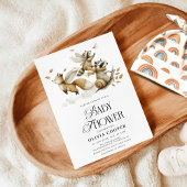 Whimsical Forest Animals Baby Dusche Einladung