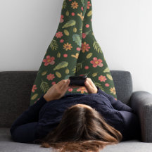 Whimsical Forest Blume & Blätter