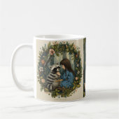Whimsical Forest Coffee Mug – „Alice & das Schweig Kaffeetasse (Links)