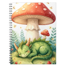 Whimsical Forest Dragon Notebook