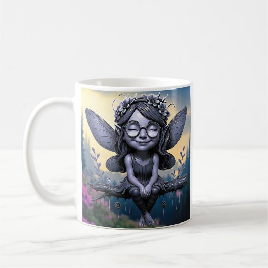 Whimsical Forest Elf Kaffeetasse (Links)