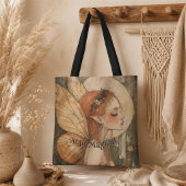 Whimsical Forest Fairy mit Bleibe magischen Zitat Tasche