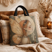 Whimsical Forest Fairy mit Bleibe magischen Zitat Tasche