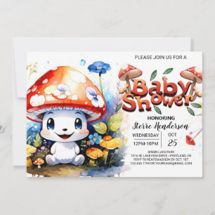 Whimsical Forest Fantasy Baby Dusche Einladung