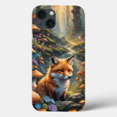 Whimsical Forest Fox iPhone / iPad Case (Rückseite)