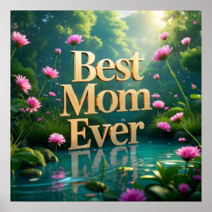 Whimsical Forest Garden für den Muttertag Poster