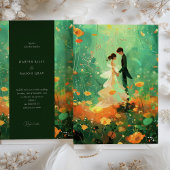 Whimsical Forest Hochzeitseinladung Einladung