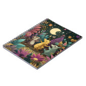 Whimsical Forest Moon Dance Notebook Notizblock (Linke Seite)