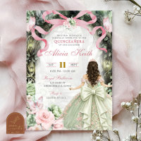 Whimsical Forest Pink Sage Schleife Coquette Schme