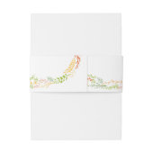 Whimsical Forest Raccoons Rustikale Hochzeit Einladungsbanderole (Rückseitenbeispiel)