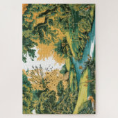 Whimsical Forest - Shakespeare Nature Zitat Puzzle (Vertikal)