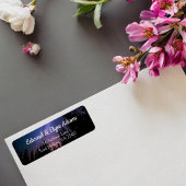 Whimsical Forest Starry Night Sky Rücksendeadresse