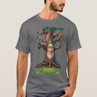 Whimsical Forest Tales: Der sprechende Baum T-Shirt