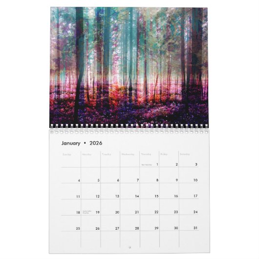 Whimsical Forests Kalender (Jan 2026)