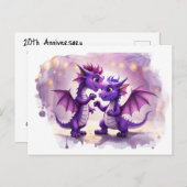 *~* Whimsical FOTO Einladender Drache AP48 Postkar Postkarte (Vorne/Hinten)