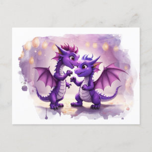 *~* Whimsical FOTO Einladung Drache AP48 Postkarte