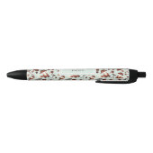 Whimsical Fox Black Ink Pen Kugelschreiber (Unterseite)