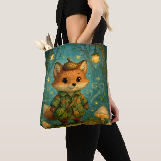 Whimsical Fox Explorer Art Tote Bag Tasche (Von Nahem)