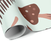 Whimsical Fox Geschenkpapier (Rolleneckpunkt)