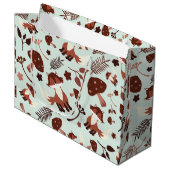 Whimsical Fox Große Geschenktüte (Vorderseite Schrägansicht)