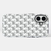Whimsical Fox on Bicycle Art Print Case-Mate iPhone Hülle (Rückseite (Horizontal))