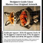 Whimsical Fox, Orange Rose Bouquet DC5 Decoupage Seidenpapier