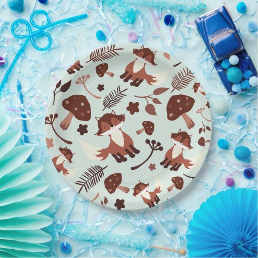 Whimsical Fox Pappteller (Party)