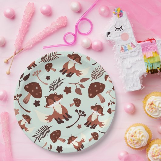 Whimsical Fox Pappteller (Party)