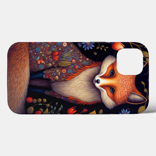 Whimsical Fox Woodland Fantasy Art Case-Mate iPhone Hülle (Rückseite (Horizontal))