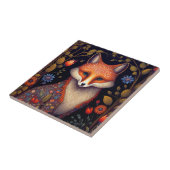Whimsical Fox Woodland Fantasy Art Fliese (Seite)