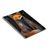 Whimsical Fox Woodland Fantasy Art Notebook Notizblock (Rechte Seite)