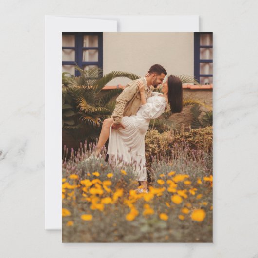 Whimsical French Bow Champagne Tower Wedding Einladung (Rückseite)