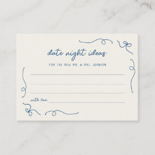 Whimsical French Date Night Ideas Engagement Party Begleitkarte