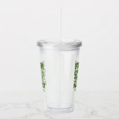 Whimsical Fresh off Market Green Brautparty Acryltrinkbecher (Rechts)