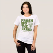 Whimsical Fresh off Market Green Brautparty Tri-Blend Shirt (Vorderseite voll)