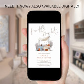 Whimsical Fresh off the Market Bridal Shower Einladung