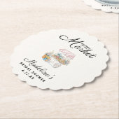 Whimsical Fresh-Off-The-Market-Junggesellinnenabsc Untersetzer (angewinkelt)