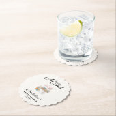 Whimsical Fresh-Off-The-Market-Junggesellinnenabsc Untersetzer (Vor Ort)