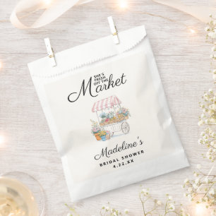 Whimsical Fresh vom Markt Brautparty Geschenktütchen