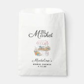 Whimsical Fresh vom Markt Brautparty Geschenktütchen (Vorderseite)
